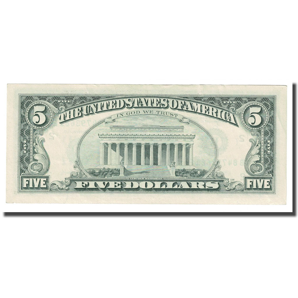 Banknote, United States, Five Dollars, 1988, KM:3857, UNC(60-62)