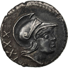 Satriena, Denarius, AU(55-58), Silver, Babelon #1, 3.90