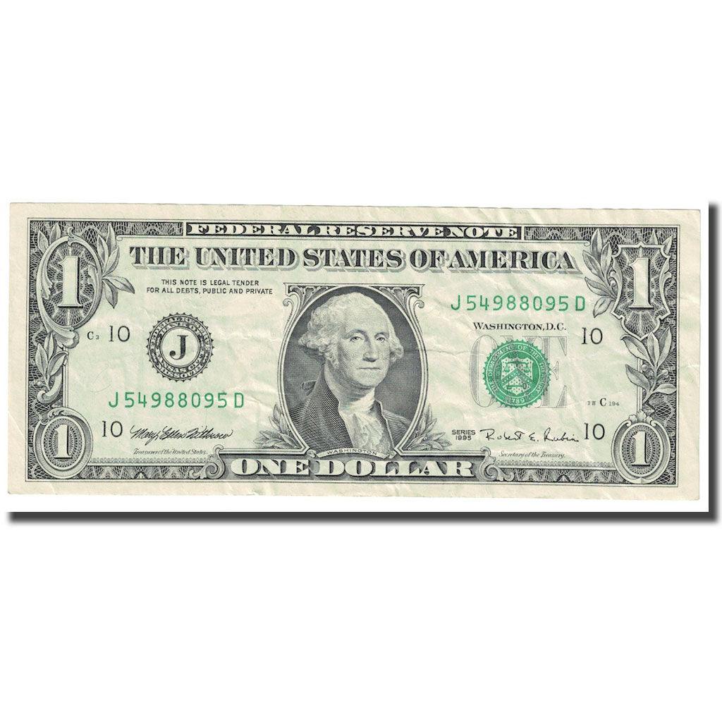 Banknote, United States, One Dollar, 1995, KM:4250, UNC(60-62)