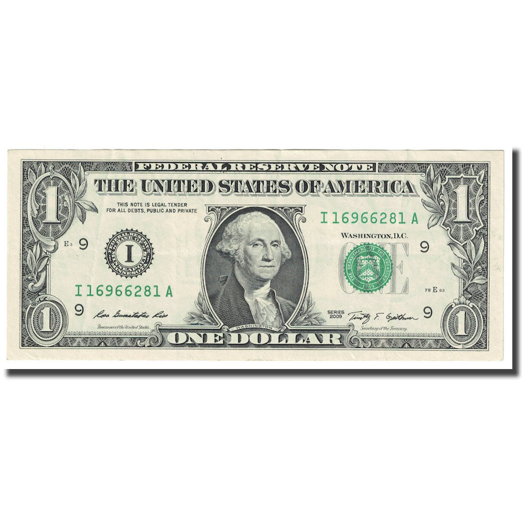 Banknote, United States, One Dollar, 2009, UNC(60-62)