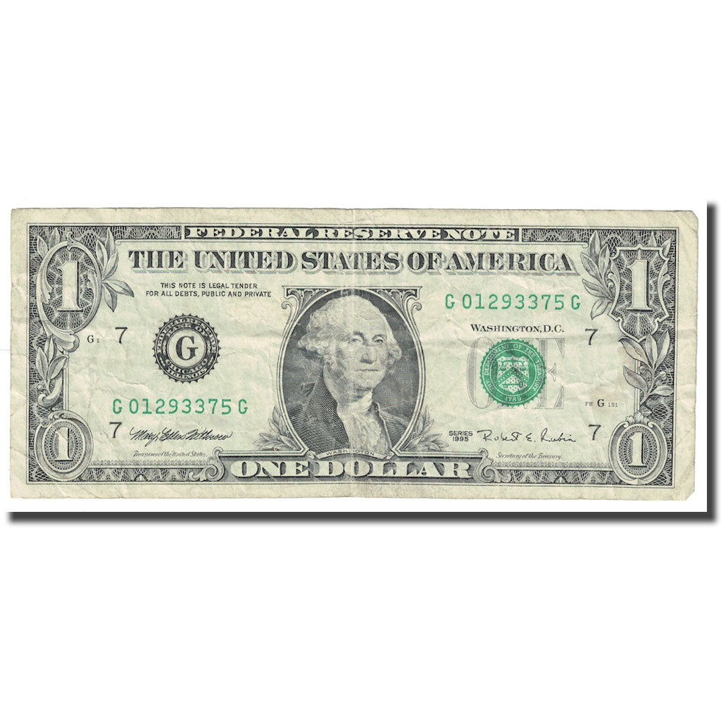 Banconote, Stati Uniti, One Dollar, 1995, KM:4247, MB+
