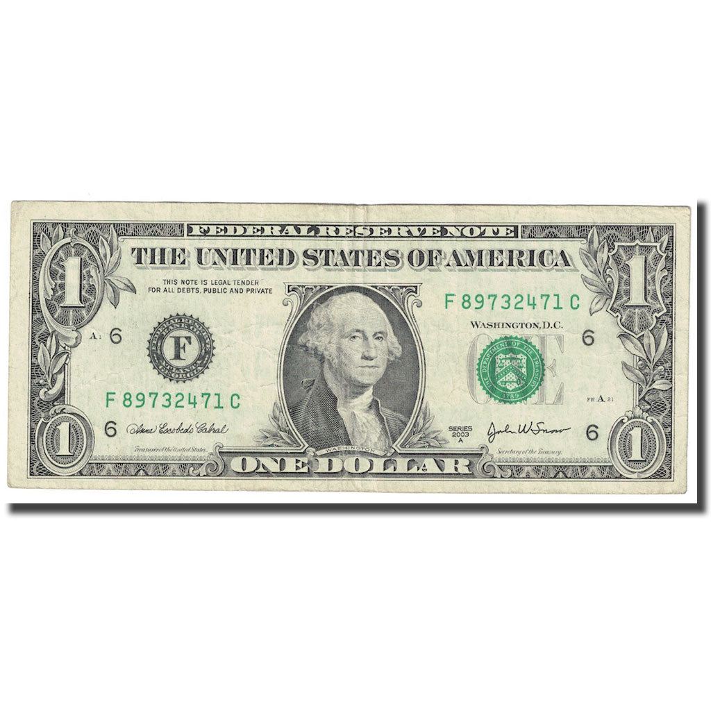 Geldschein, Vereinigte Staaten, One Dollar, 2003, KM:4671A, SS