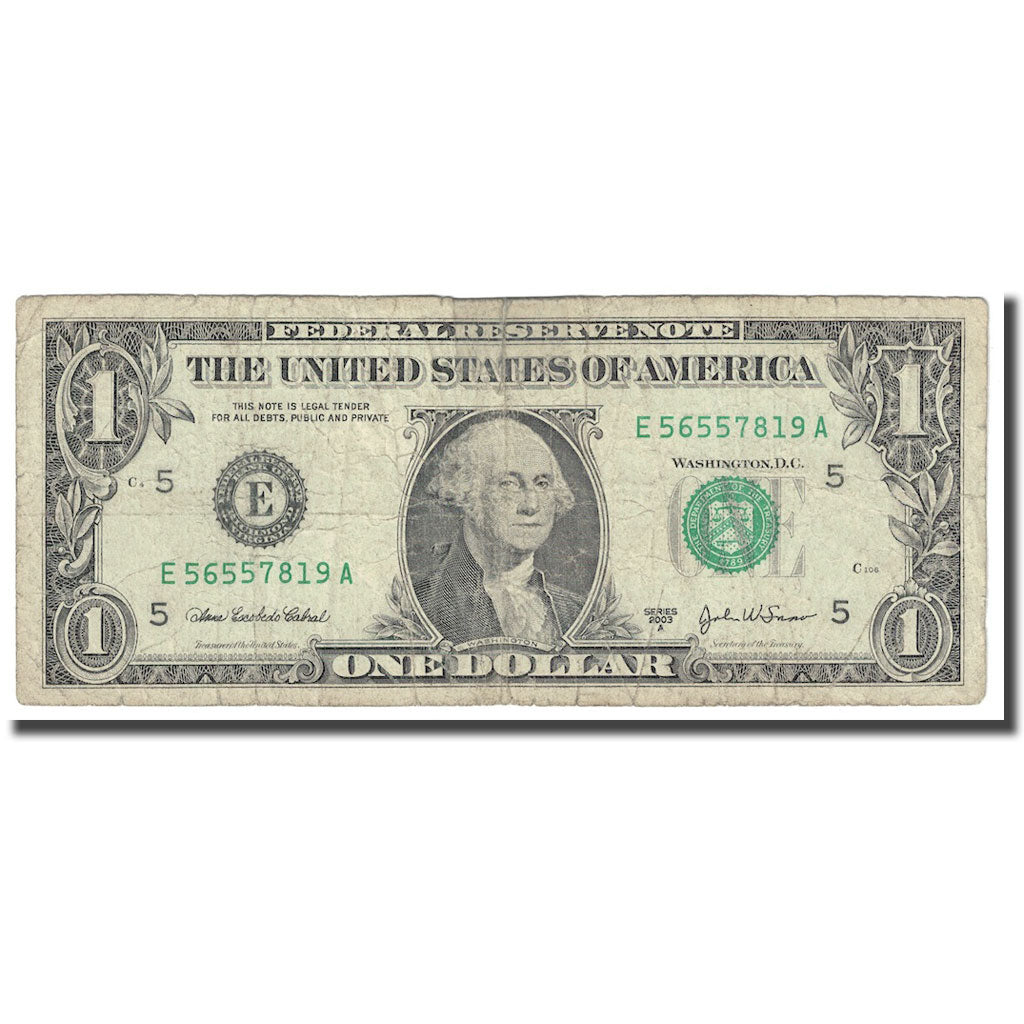 Banknote, United States, One Dollar, 2003, KM:4670, VG(8-10)