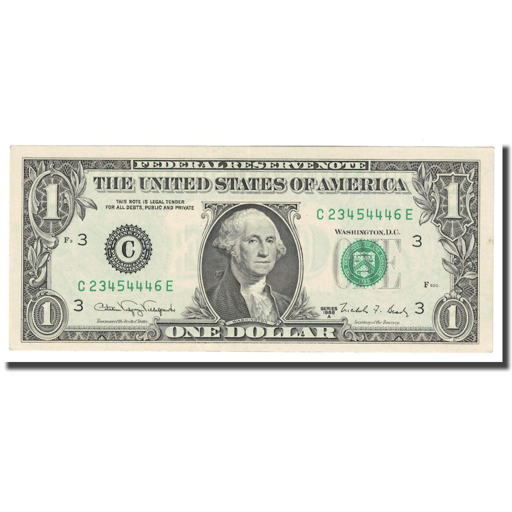 Geldschein, Vereinigte Staaten, One Dollar, 1988, KM:3846, UNZ-