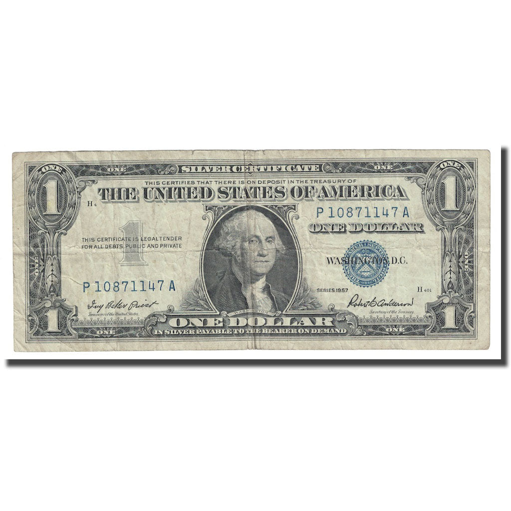 Banknote, United States, One Dollar, 1957, KM:1462, VF(20-25)