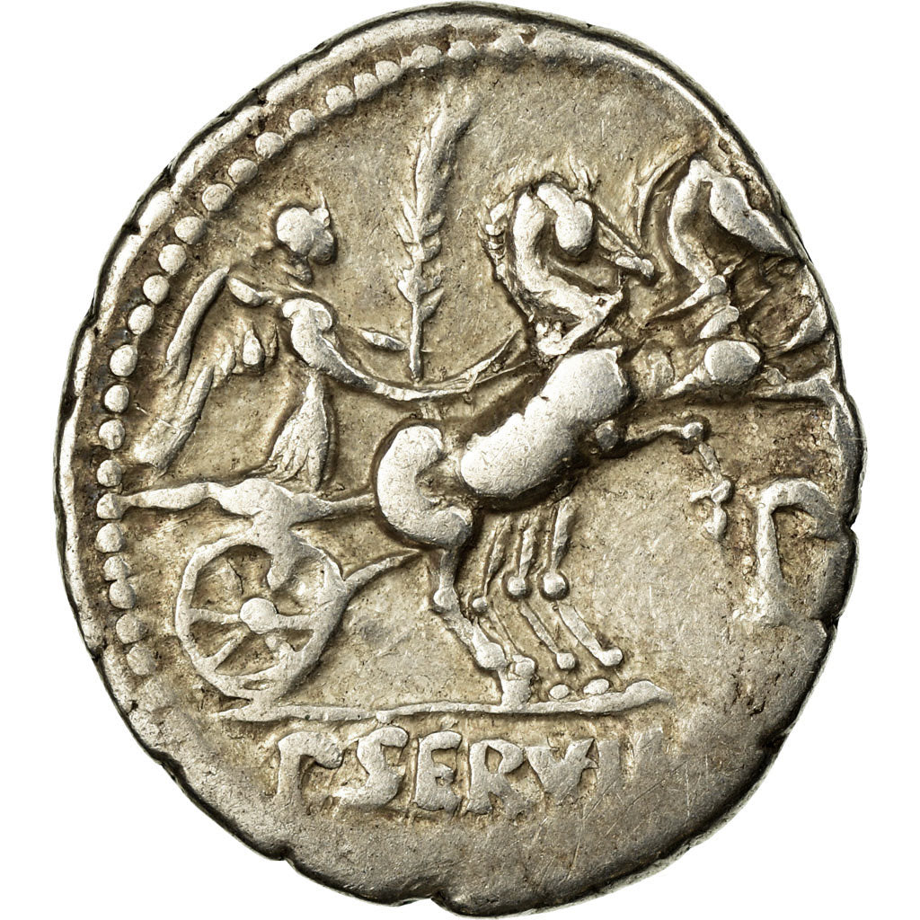 Coin, Servilia, Denarius, EF(40-45), Silver, Babelon:14