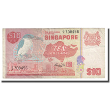 Banknote, Singapore, 10 Dollars, Undated (1976), KM:11a, EF(40-45)