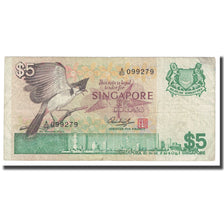 Banknote, Singapore, 5 Dollars, Undated (1976), KM:10, EF(40-45)