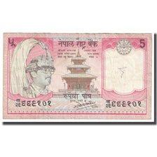 Banknote, Nepal, 5 Rupees, Undated (1987- ), KM:30a, VF(30-35)