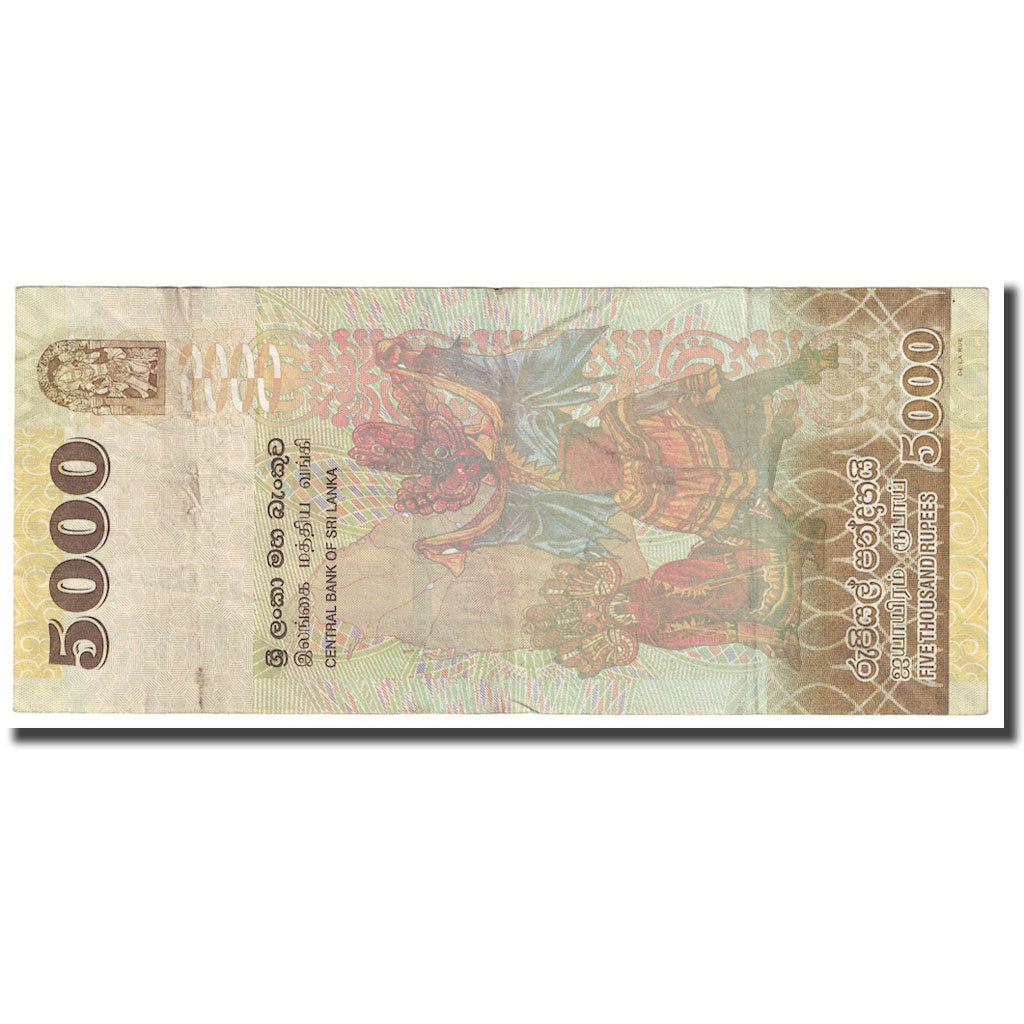 Banknote, Sri Lanka, 5000 Rupees, 2010, 2010-01-01, KM:128a, AU(50-53)