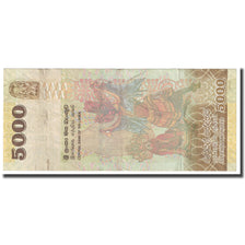 Billete, 5000 Rupees, 2010, Sri Lanka, 2010-01-01, KM:128a, MBC+