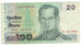 Nota, Tailândia, 20 Baht, Undated (2003), KM:109, AU(55-58)