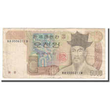 Billet, South Korea, 5000 Won, Undated (1983), KM:48, TB