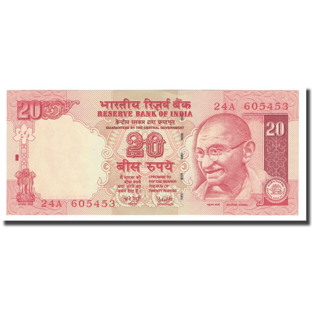 Biljet, India, 20 Rupees, 2012, KM:103a, NIEUW
