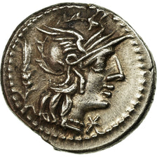 Moneta, Domitia, Denarius, Rome, AU(55-58), Srebro, Babelon:14