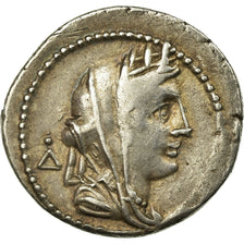 Moneta, Fabia, Denarius, Rome, AU(50-53), Srebro, Babelon:14