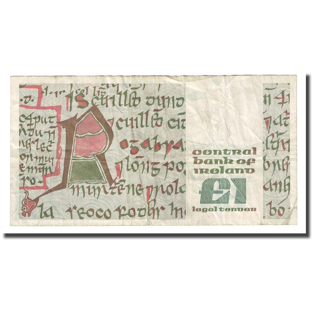 Banconote, Irlanda - Repubblica, 1 Pound, 1986, 1986-04-28, KM:70c, BB