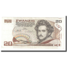 Banknote, Austria, 20 Schilling, 1986, 1986-10-01, KM:148, UNC(65-70)