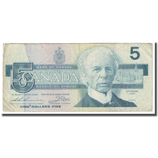 Banknote, Canada, 5 Dollars, 1986, KM:95b, VF(20-25)