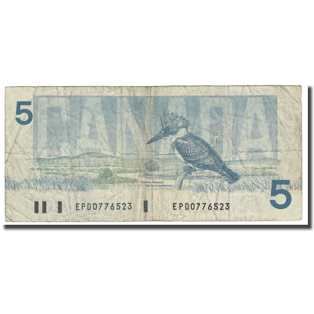 Banknote, Canada, 5 Dollars, 1986, KM:95b, VF(20-25)
