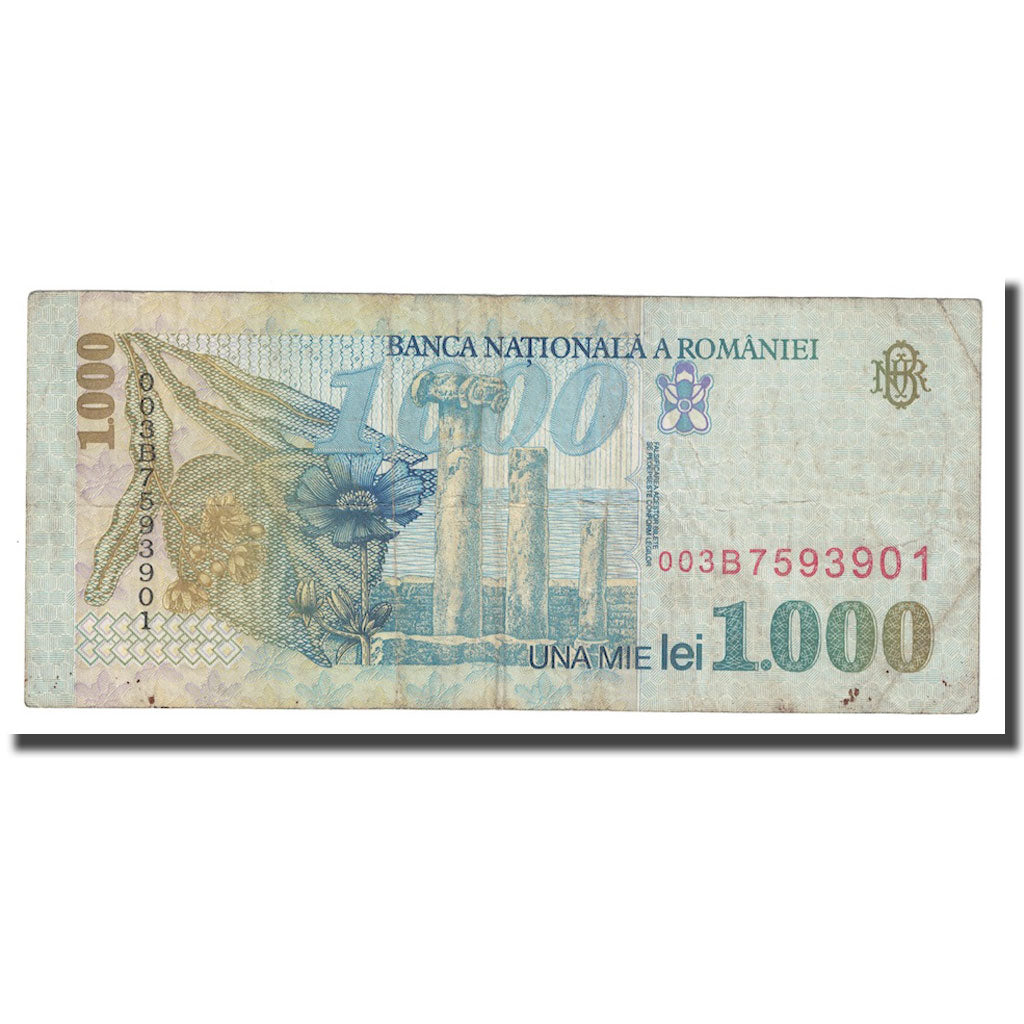 Geldschein, Rumänien, 1000 Lei, 1998, KM:106, S+