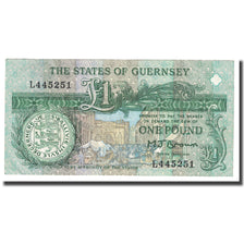 Nota, Guernesey, 1 Pound, KM:48b, AU(50-53)