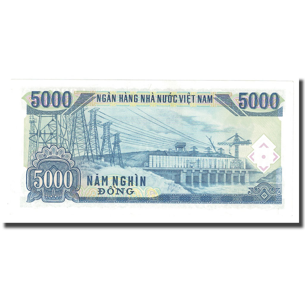 Banknote, Vietnam, 5000 D<ox>ng, 1991, KM:108a, UNC(64)