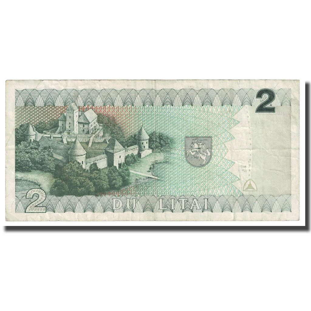 Banconote, Lituania, 2 Litai, 1993, KM:54a, BB