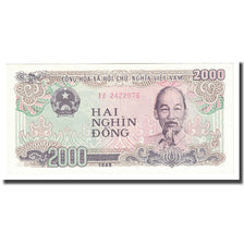 Nota, Vietname, 2000 D<ox>ng, 1988 (1989), KM:107a, UNC(65-70)