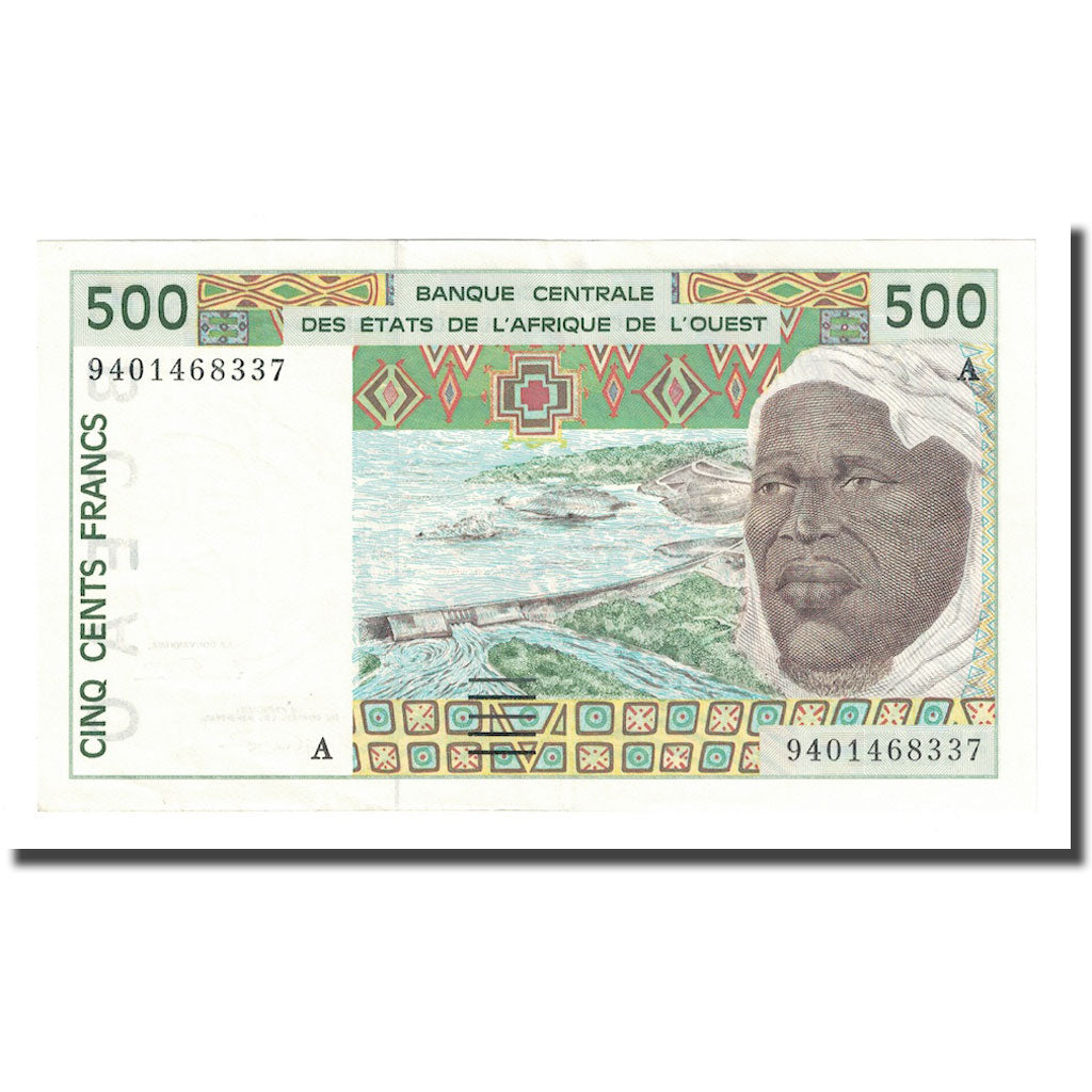 Banknote, West African States, 500 Francs, 1994, KM:210Be, UNC(63)