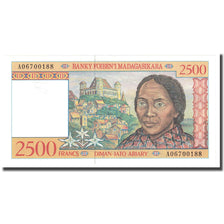 Banknote, Madagascar, 2500 Francs = 500 Ariary, Undated (1998), KM:81