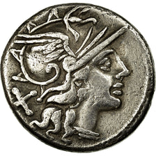 Moneta, Pinaria, Denarius, BB+, Argento, Babelon:1