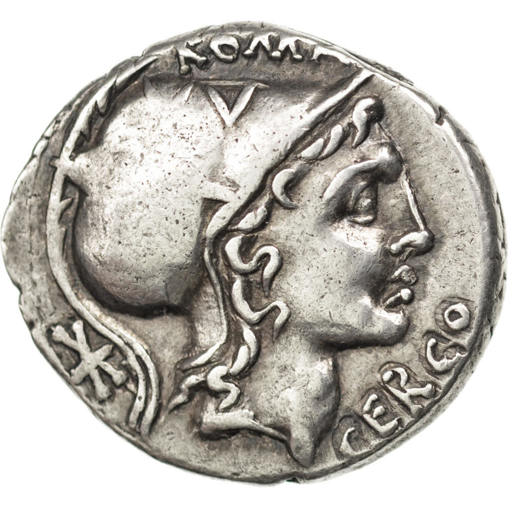 Lutatia, Denarius, AU(50-53), Silver, Babelon #2, 3.90