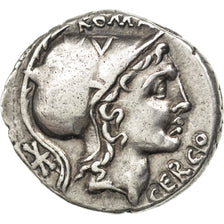 Lutatia, Denarius, AU(50-53), Silver, Babelon #2, 3.90
