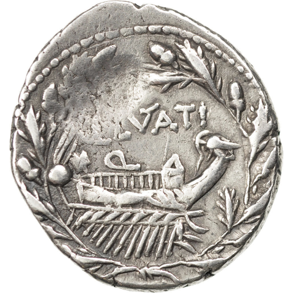 Lutatia, Denarius, AU(50-53), Silver, Babelon #2, 3.90