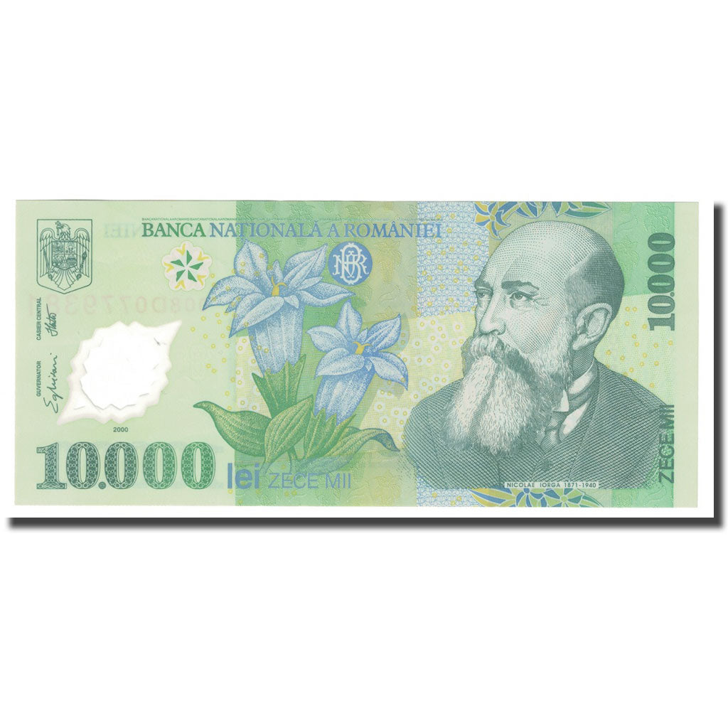 Banconote, Romania, 10,000 Lei, 2000, KM:112a, SPL