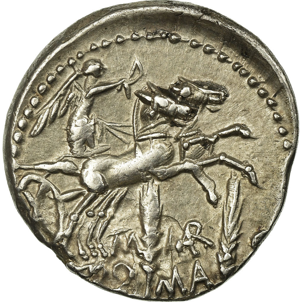 Coin, Marcia, Denarius, Rome, AU(55-58), Silver, Babelon:8