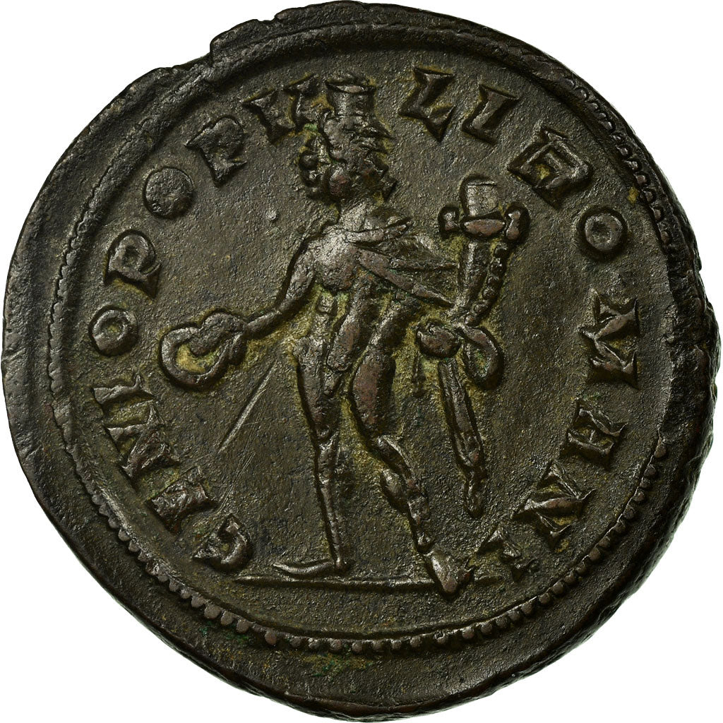 Coin, Maximianus, Follis, London, AU(55-58), Copper