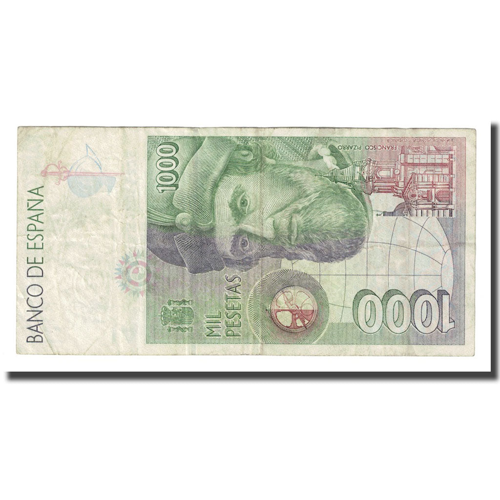 Billet, Espagne, 1000 Pesetas, 1992, 1992-10-12, KM:163, TB+