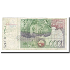Billet, Espagne, 1000 Pesetas, 1992, 1992-10-12, KM:163, TB+