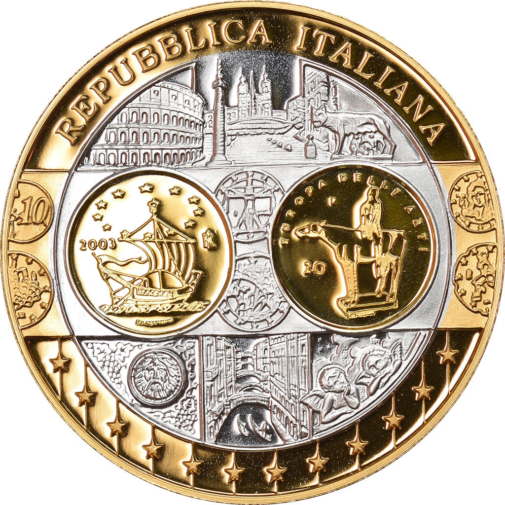 Itália, Medal, L'Europe, L'Italie, Políticas, Sociedade, Guerra, MS(65-70)