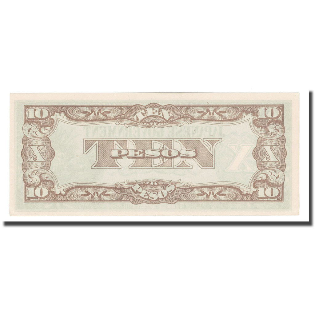 Banknote, Philippines, 10 Pesos, Undated (1942), KM:108b, UNC(64)
