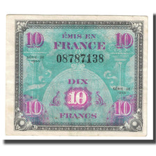 Frankreich, 10 Francs, Flag/France, 1944, SS+, Fayette:VF18.1, KM:116a