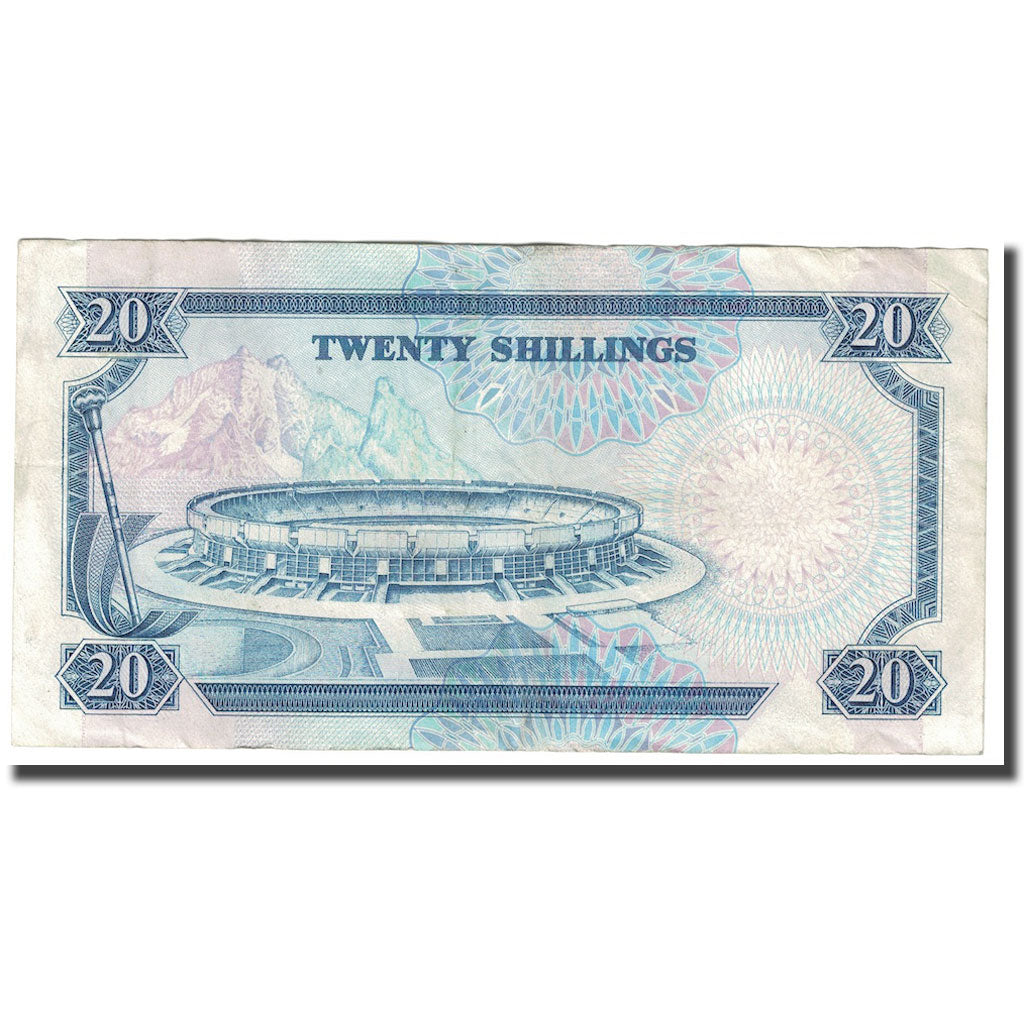 Banknote, Kenya, 20 Shillings, 1992, 1992-01-02, KM:25e, AU(50-53)