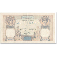France, 1000 Francs, Cérès et Mercure, 1939, 1939-03-30, TTB, Fayette:38.35