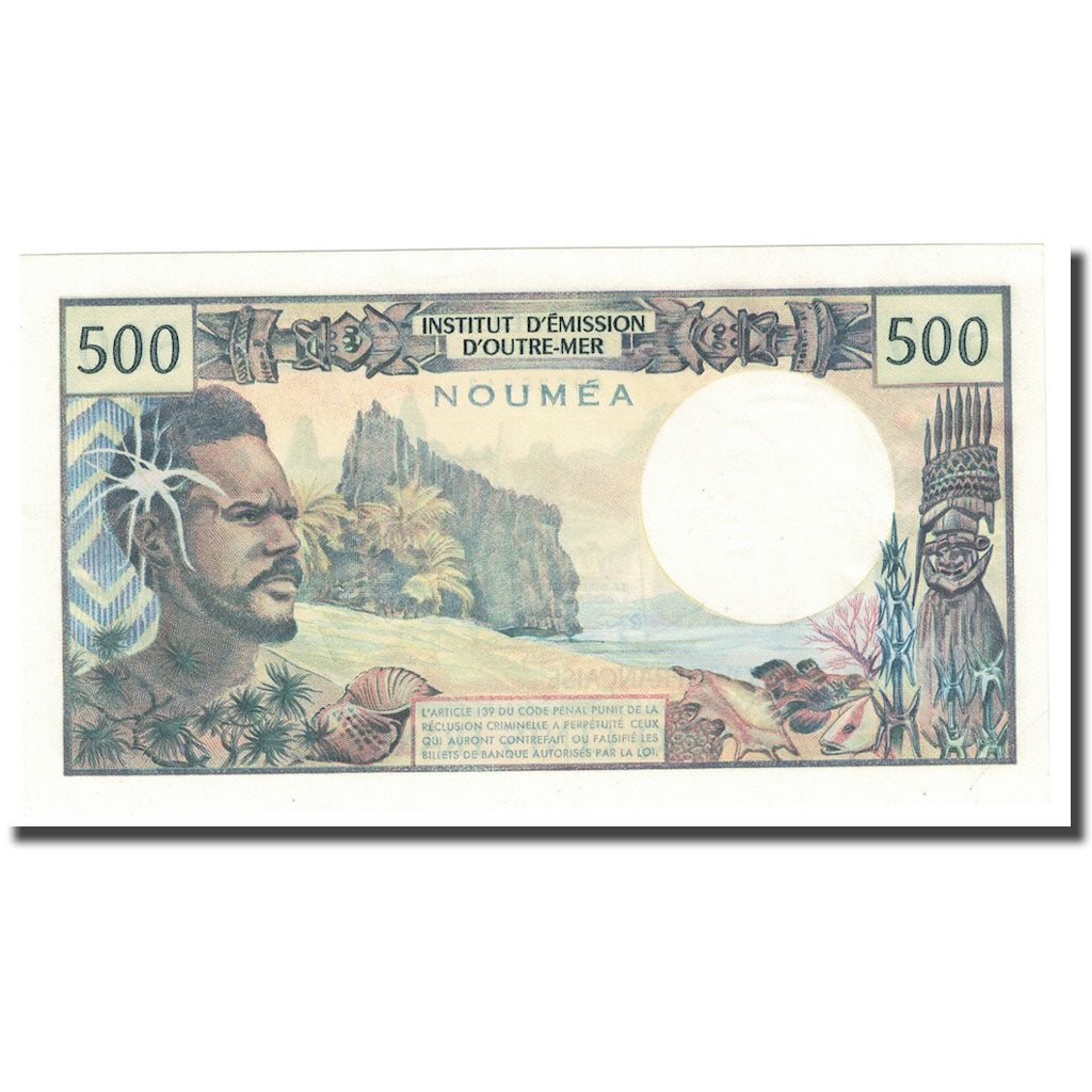 Banknot, Nowa Kaledonia, 500 Francs, Undated (1969-92), NOUMÉA, KM:60a