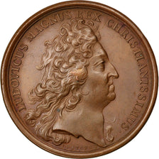 FRANCE, Politics, Society, War, Louis XIV, Medal, AU(55-58), Copper, 41, Divo...