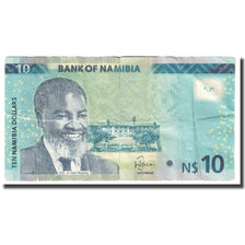Nota, Namíbia, 10 Namibia dollars, 2015, EF(40-45)