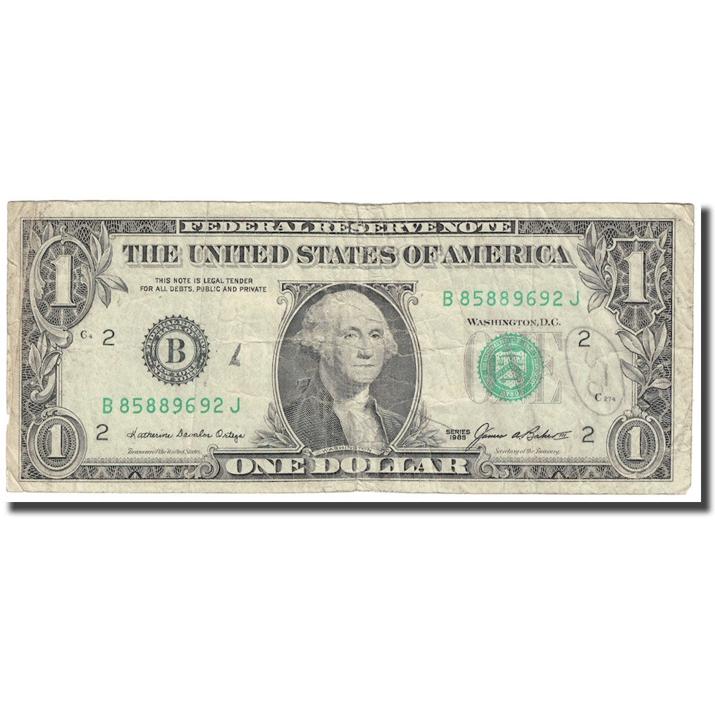 Banconote, Stati Uniti, One Dollar, 1985, KM:3701, MB+