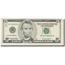 Banconote, Stati Uniti, Five Dollars, 1999, KM:4523, BB